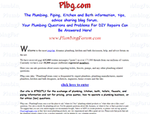 Tablet Screenshot of plbg.com